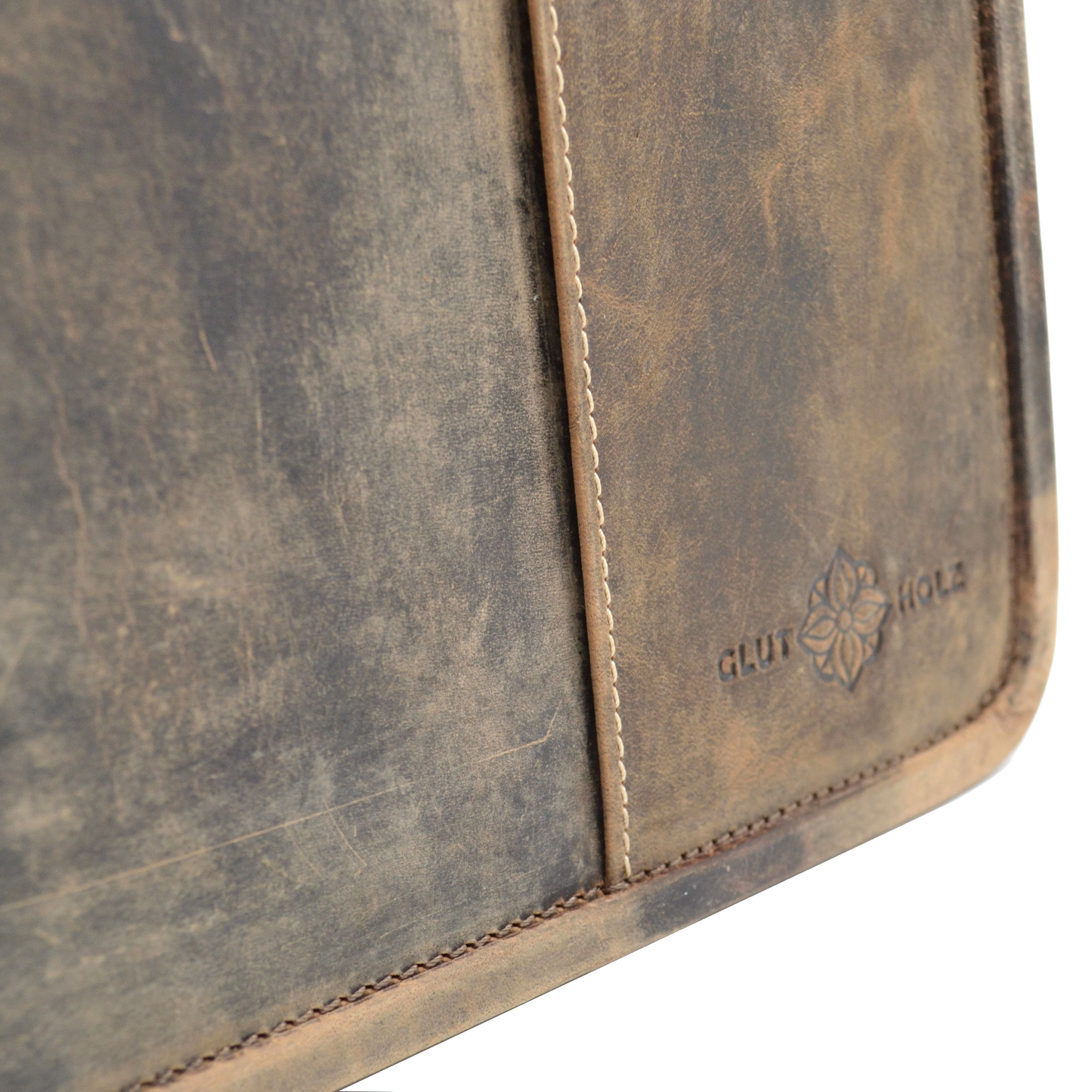 Set Schreibtisch Leder "Vintage" (4 teilig)