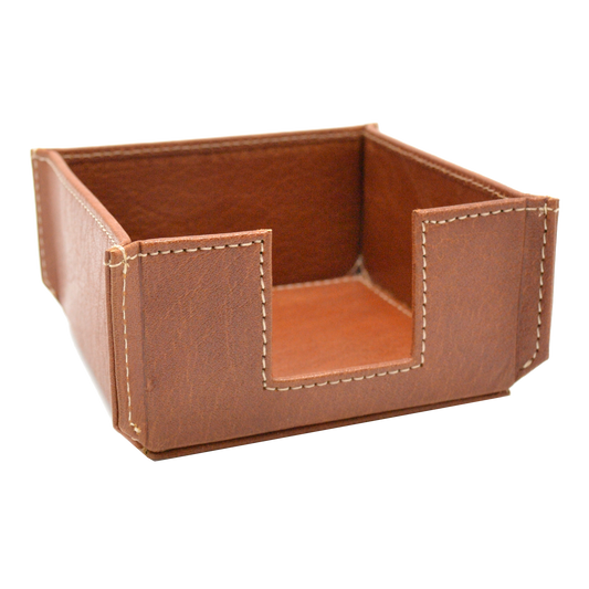 Notizzettelspender Leder "Elegance"