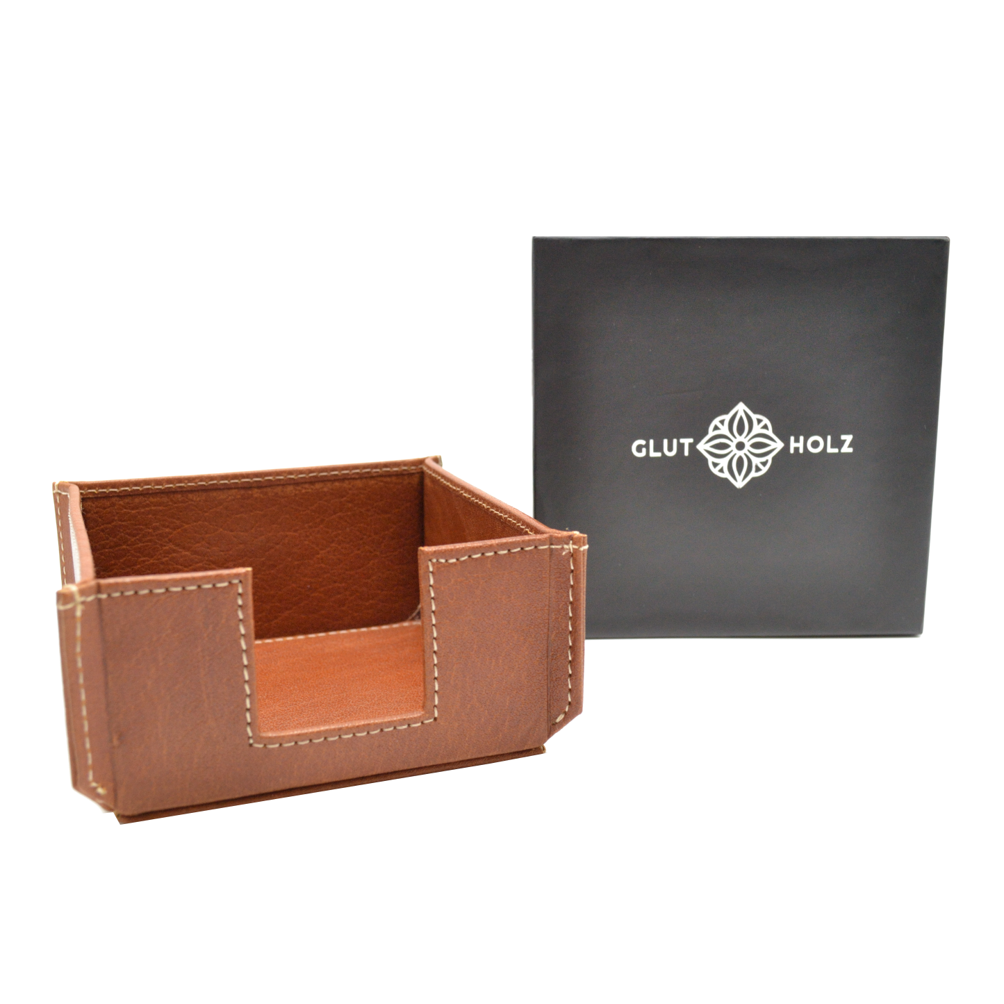 Notizzettelspender Leder "Elegance"