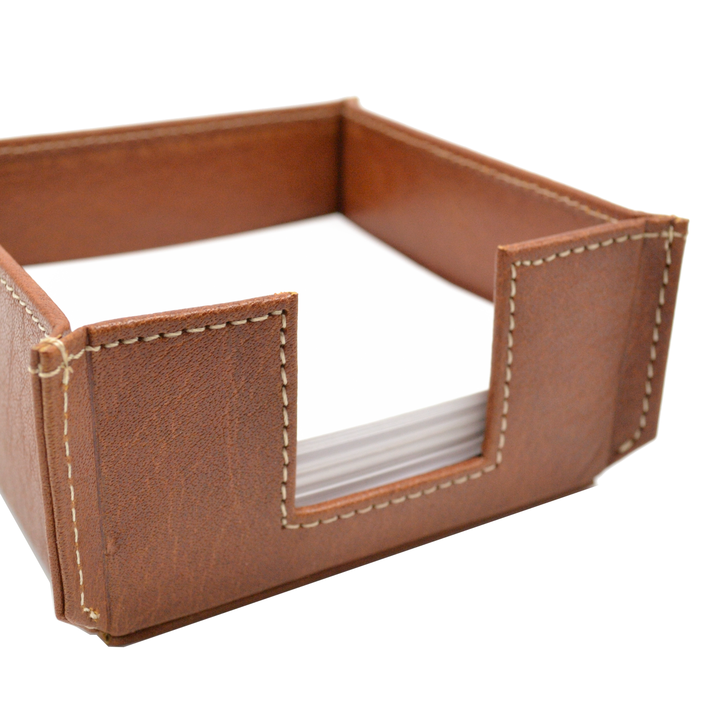 Notizzettelspender Leder "Elegance"