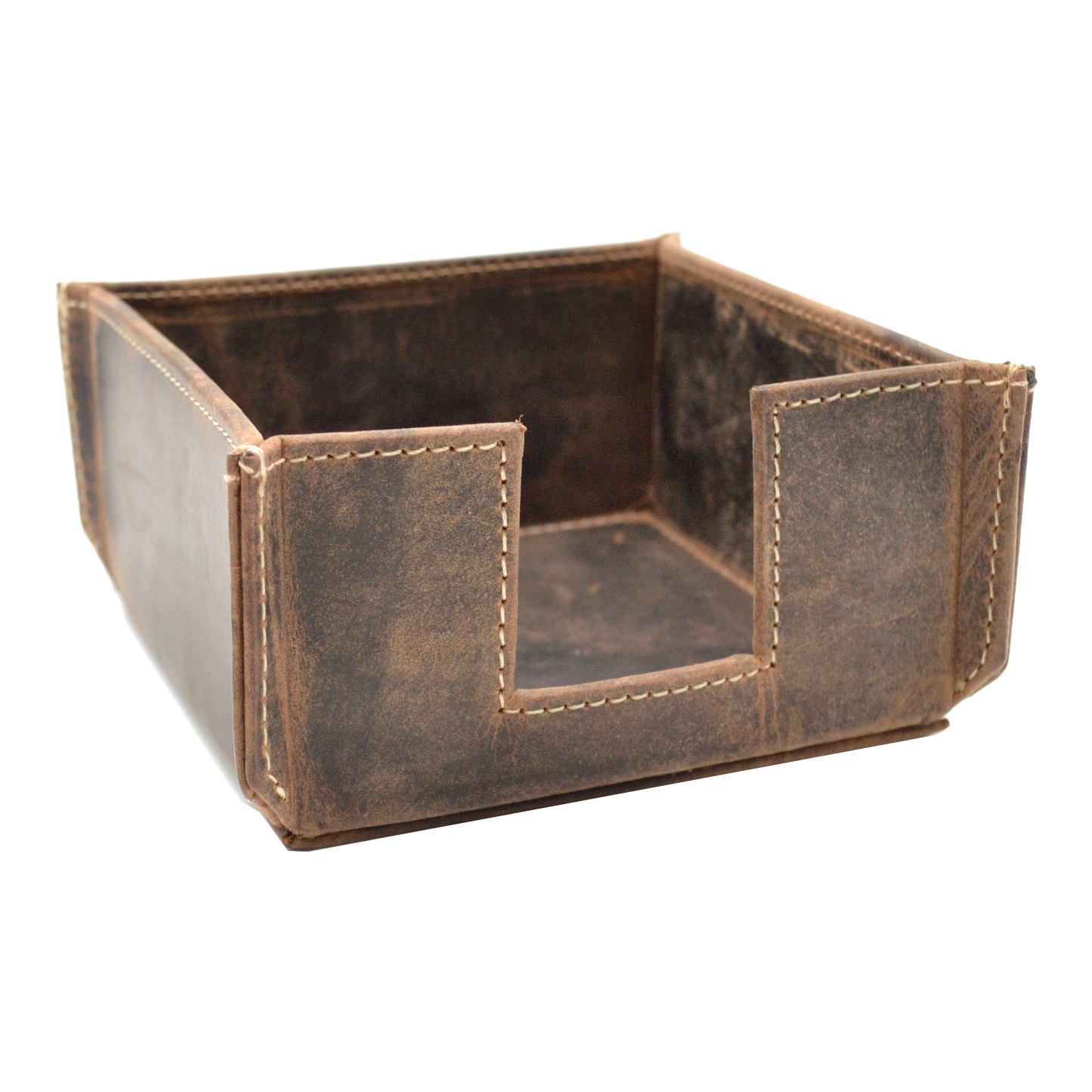 Set Schreibtisch Leder "Vintage" (4 teilig)