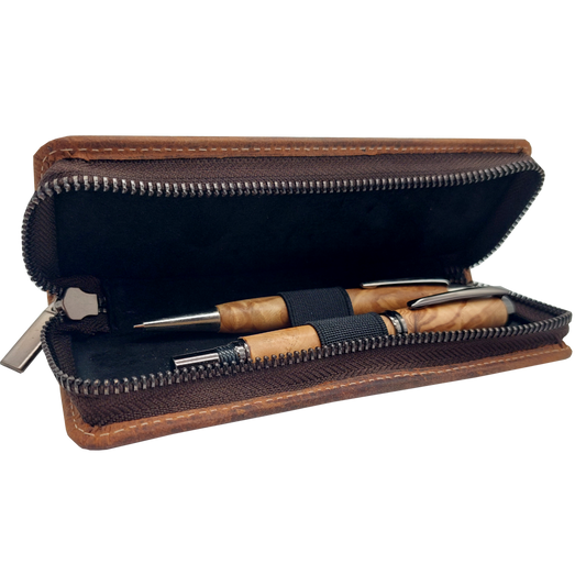 Stiftemappe Leder "Vintage"