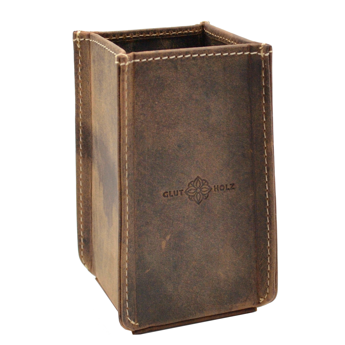 Set Schreibtisch Leder "Vintage" (4 teilig)