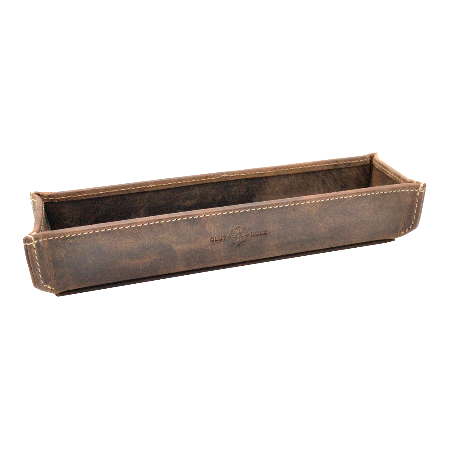 Set Schreibtisch Leder "Vintage" (4 teilig)
