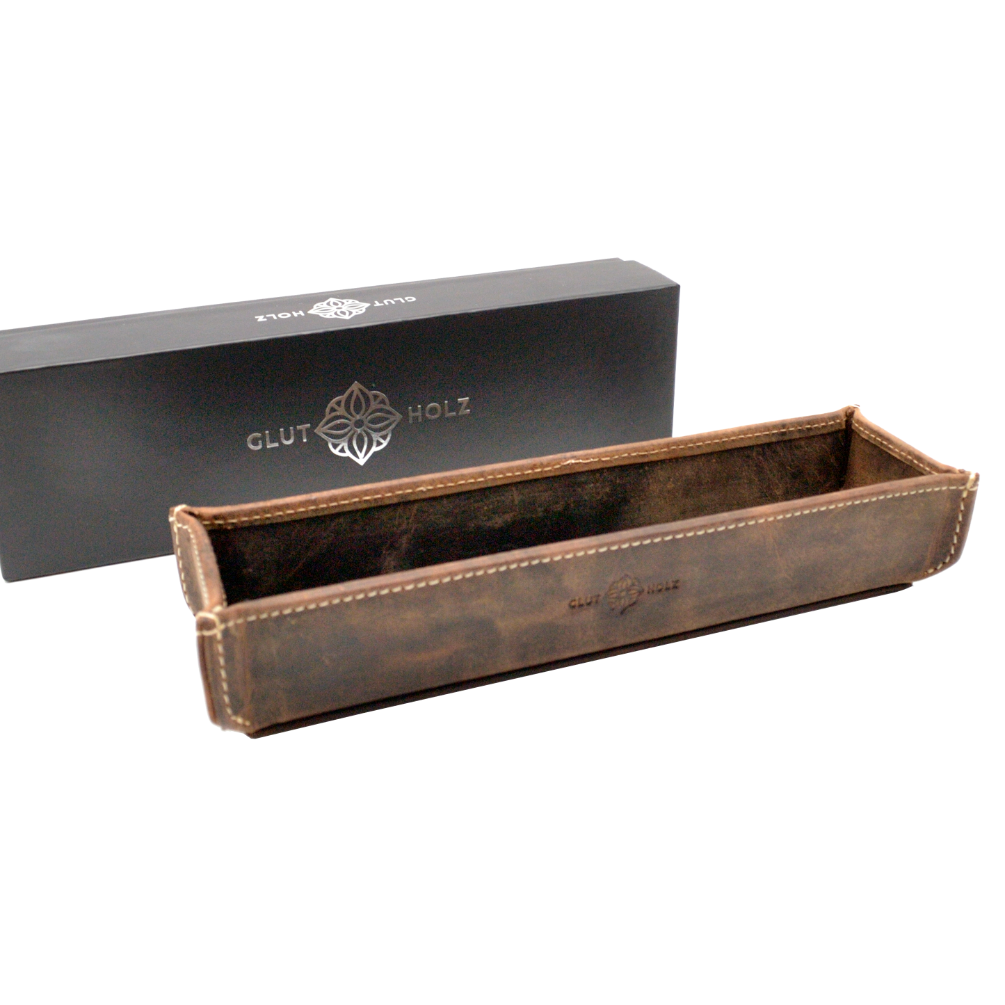 Stifteschale Leder "Vintage"
