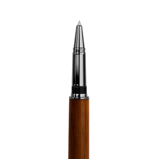 Era Tintenroller Mahagoni Detailaufnahme